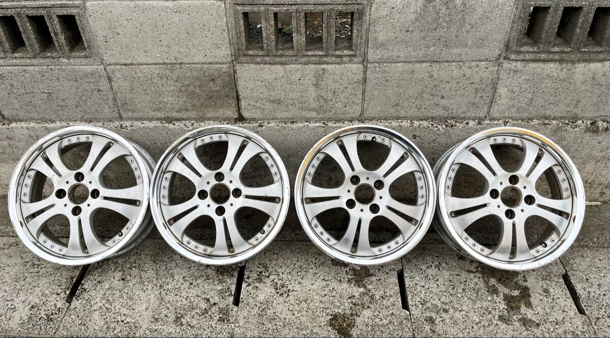 管理：80】 15インチ RAYS APIS V-SPEED SR-08（6.5J, +38, 4穴