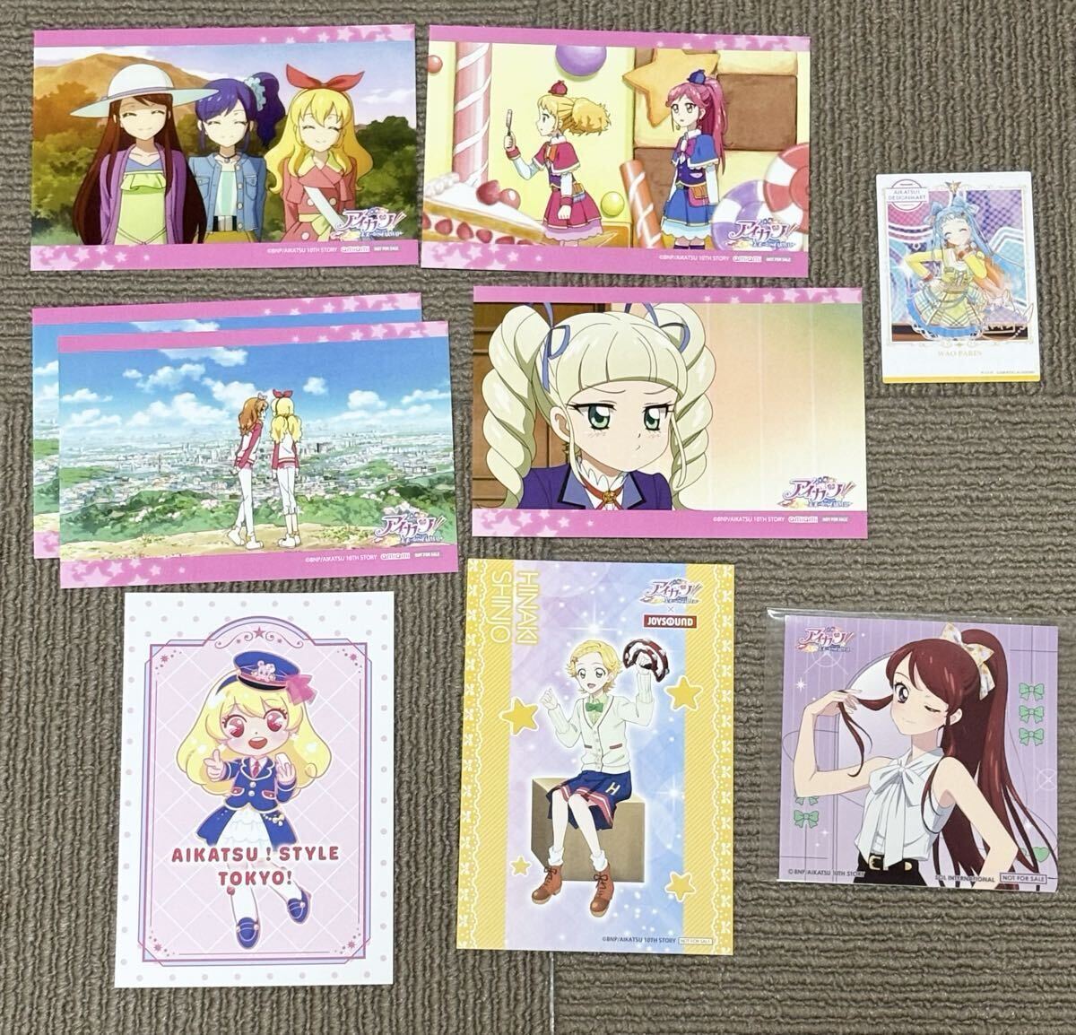 未使用】映画 アイカツ！ 10th STORY 未来へのSTARWAY 入場者特典