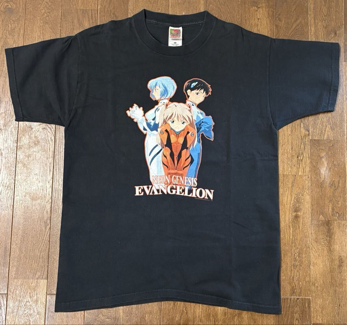 90's エヴァンゲリオン ヴィンテージ Tシャツ アニメTシャツ ブラック