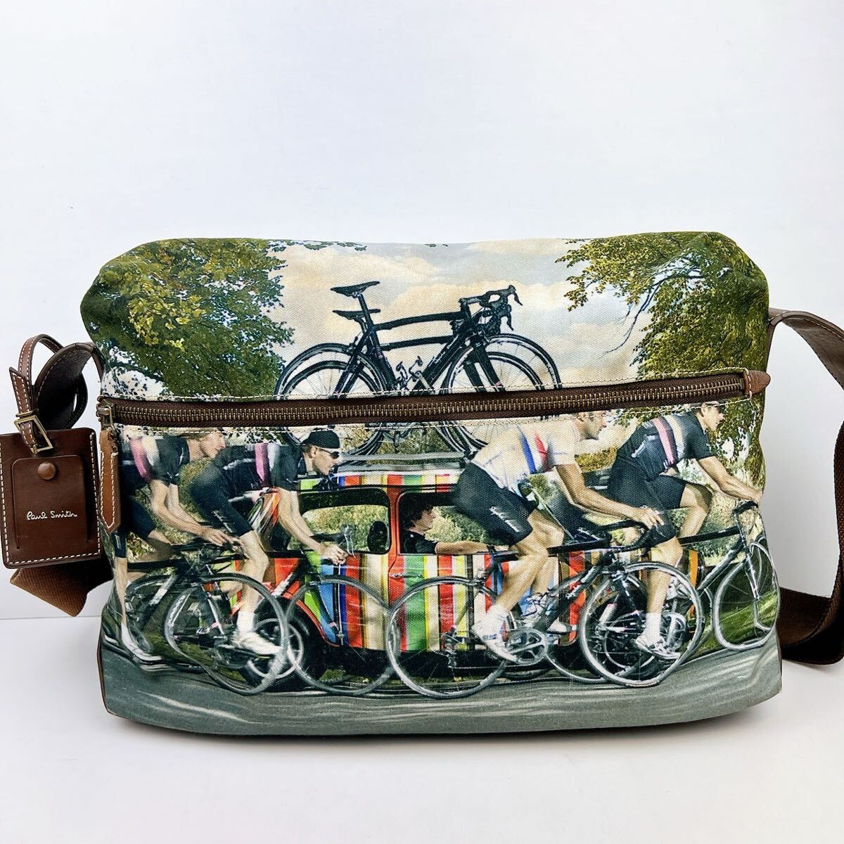 メンズ！ 美品 PAUL SMITH ポールスミス 名作 マルチカラー ミニ