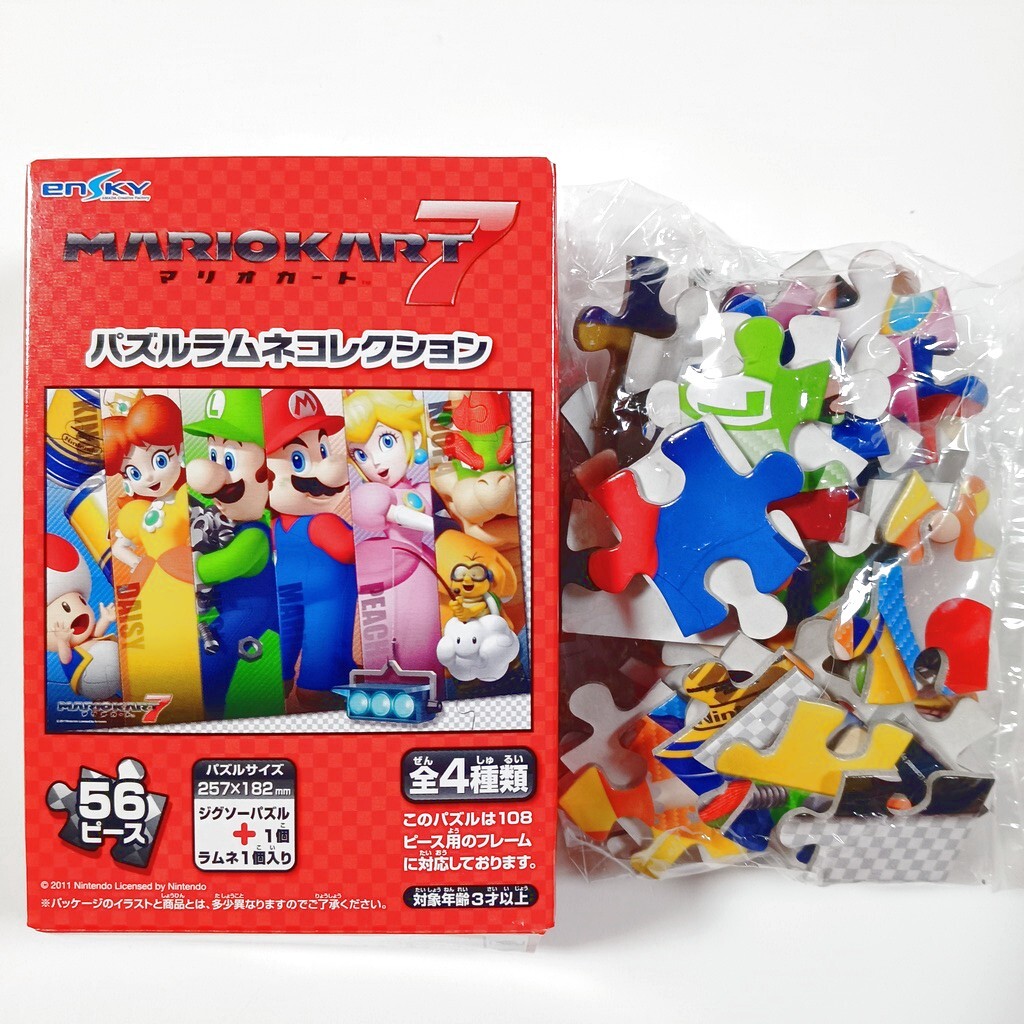 □中古・完成品・額入り□ジグソーパズル□スーパーマリオカート□1000
