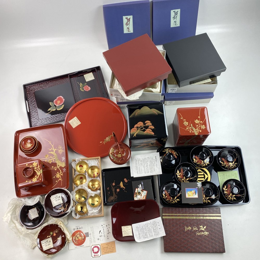 荻房 本間幸夫 作 高級漆器 重箱 天然木 漆塗の落札情報詳細 - Yahoo