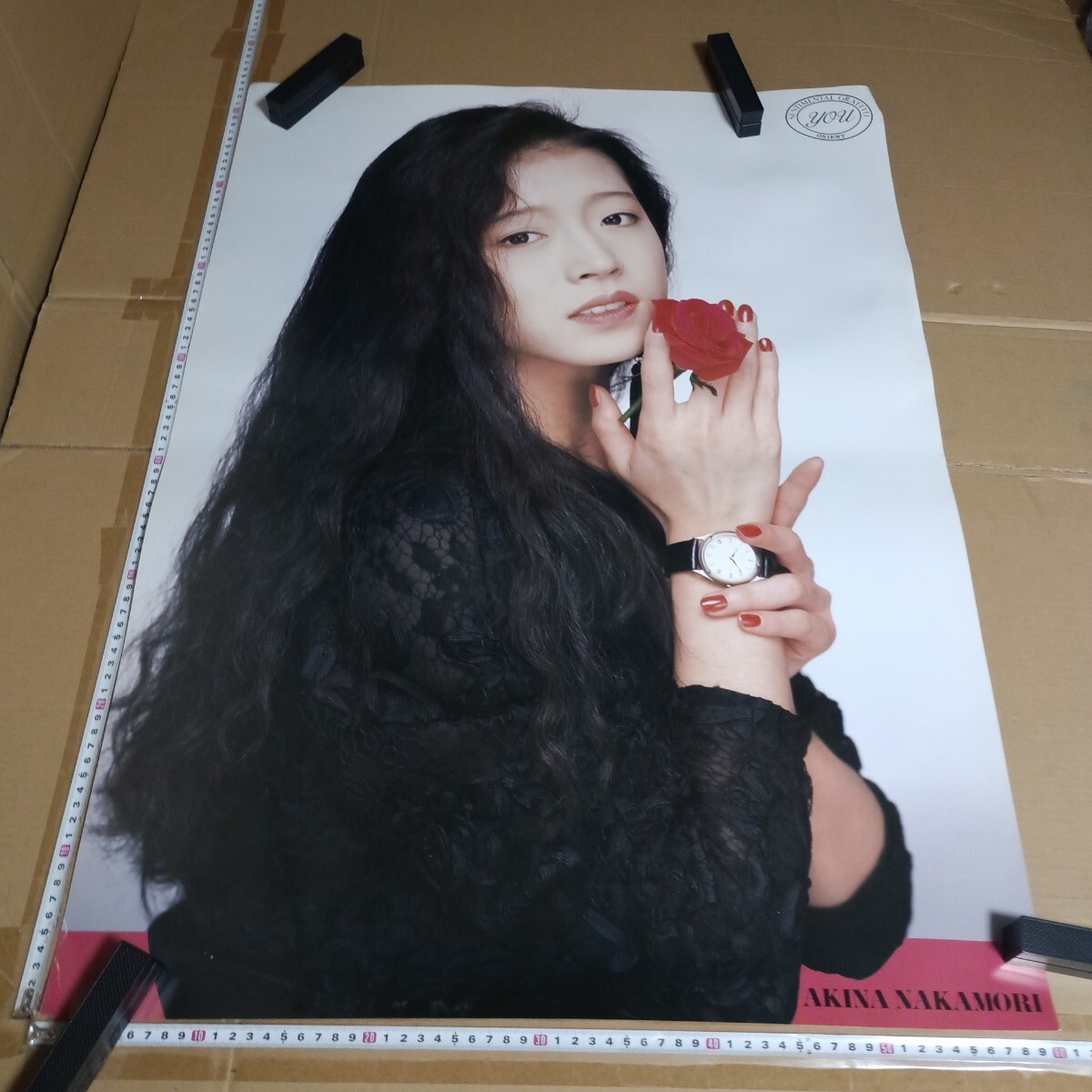 新品】中森明菜ポスター「オリエント時計 you」 A1サイズ 未使用品の