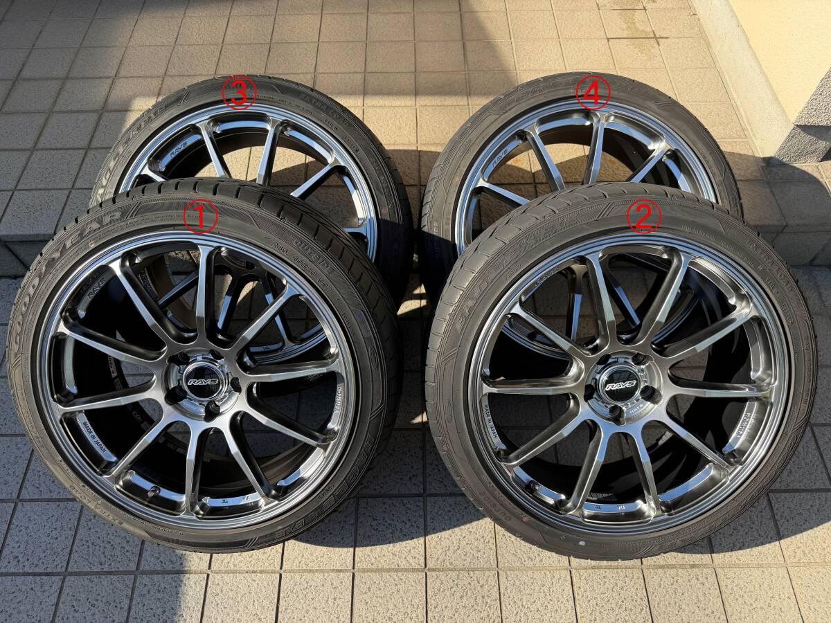 人気商品】RAYS HOMURA 2×9 20in 8.5J +45 PCD114.3 ヨコハマ パラダ