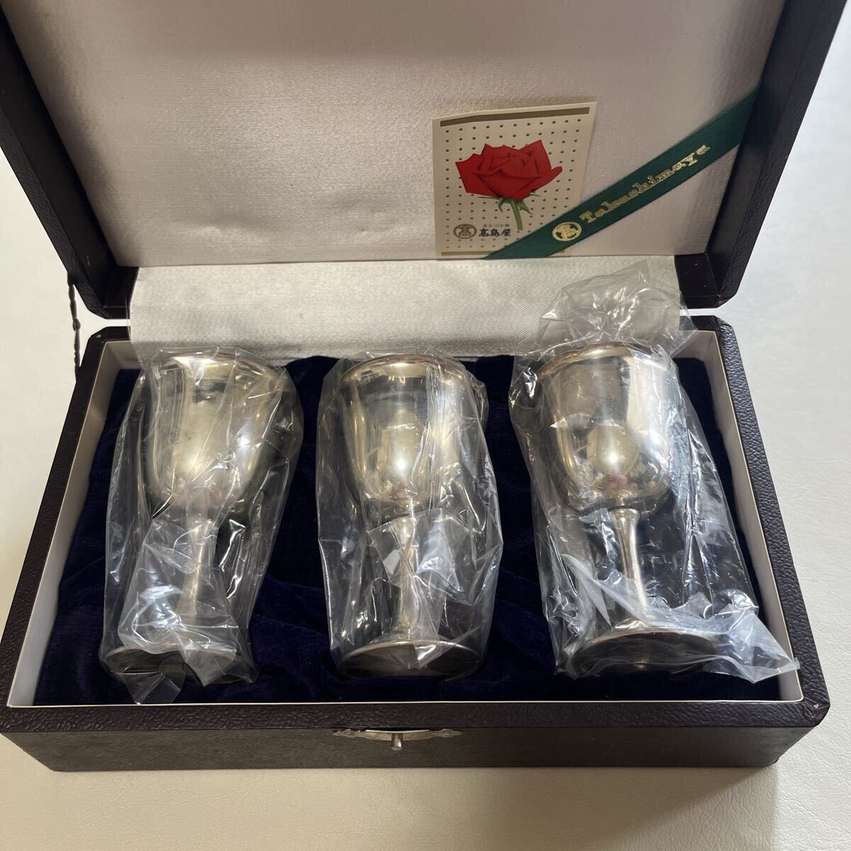 銀座 和光/WAKO/銀製品/SILVER 970/酒器/グラス/ワイングラス/杯/ペア
