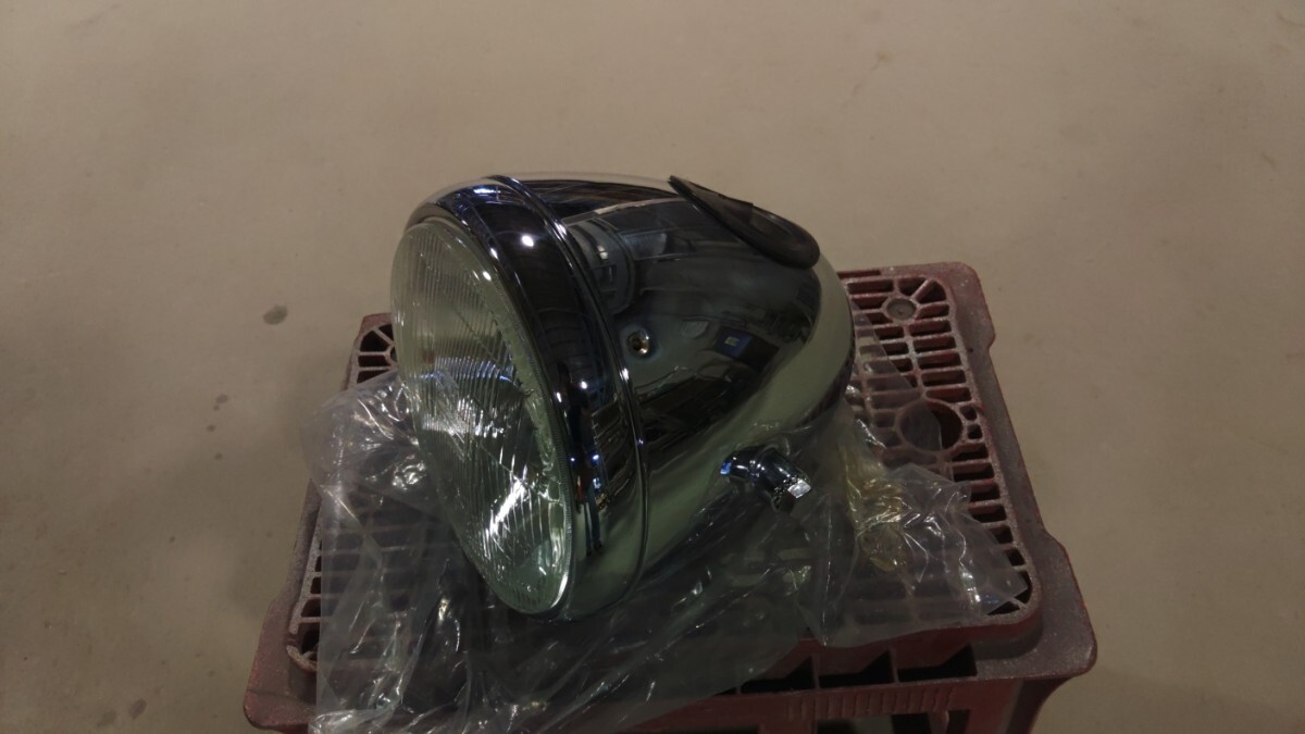 新品】CIBIE ヘッドライト HM02 モト CL-2 新品 凸レンズ シビエ Z1 Z2