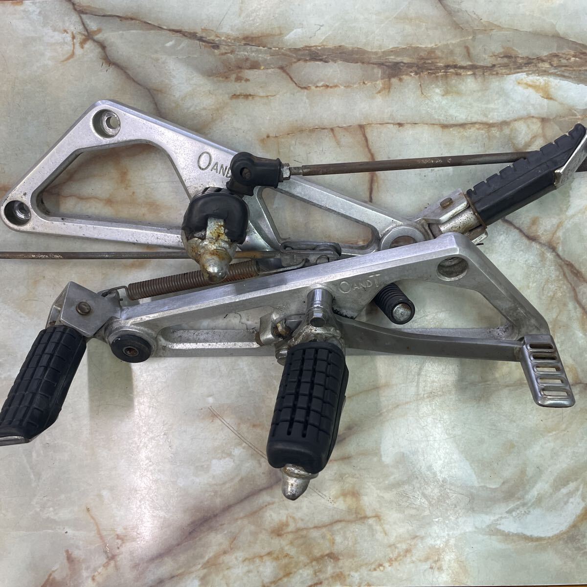 中古】GB250クラブマン MC10 激レア マックレーン製 バックステップ 