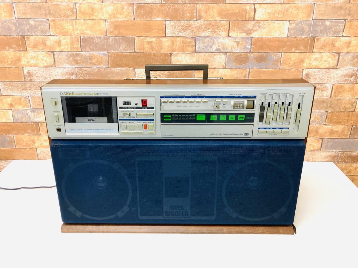 希少！ DIATONE ダイヤトーン Y-500 ラジカセ カセットコンポ レトロ