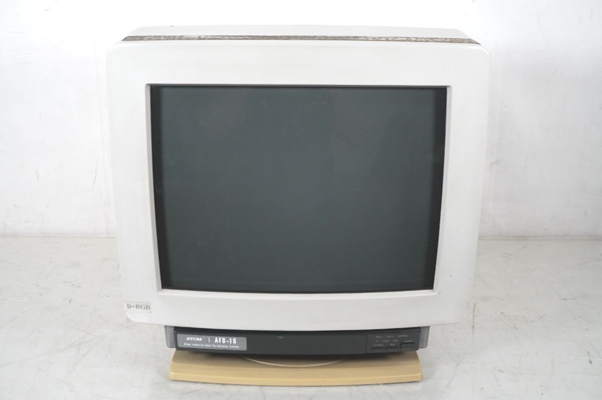 NA0059an16 NEC auto color C1-258 昔のブラウン管テレビ ジャンク