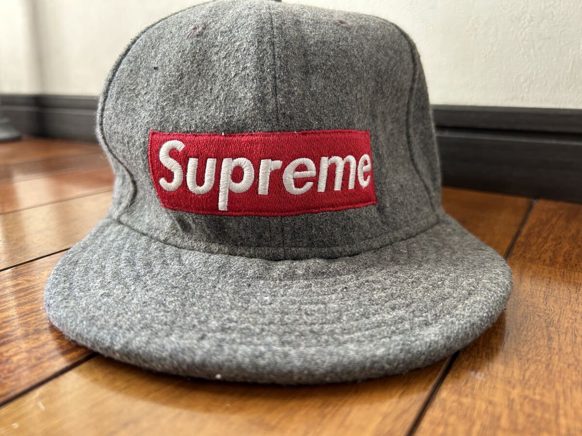 新品】新品未使用品！supreme スエード ジェットキャップ レザーベルト