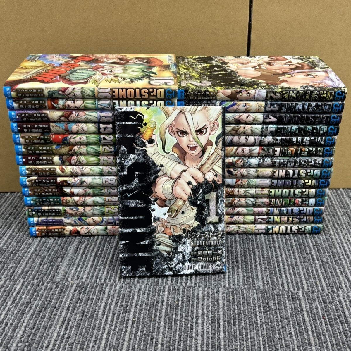 初版帯付】Dr.STONE ドクターストーン 15巻 稲垣理一郎 Boichi