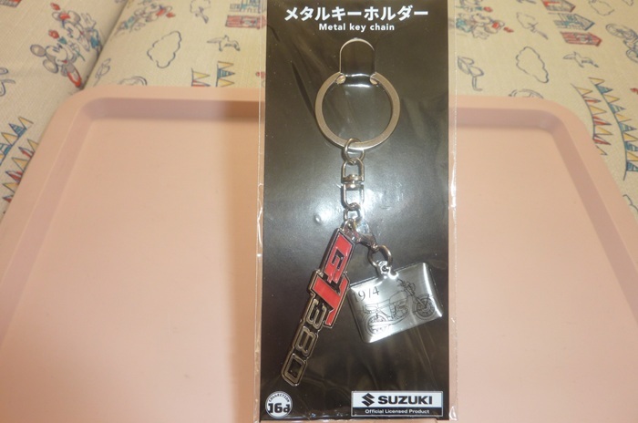 GT380 キーホルダー GS400 GT750 GS400L RG250 純正品 純正SUZUKI ザリ