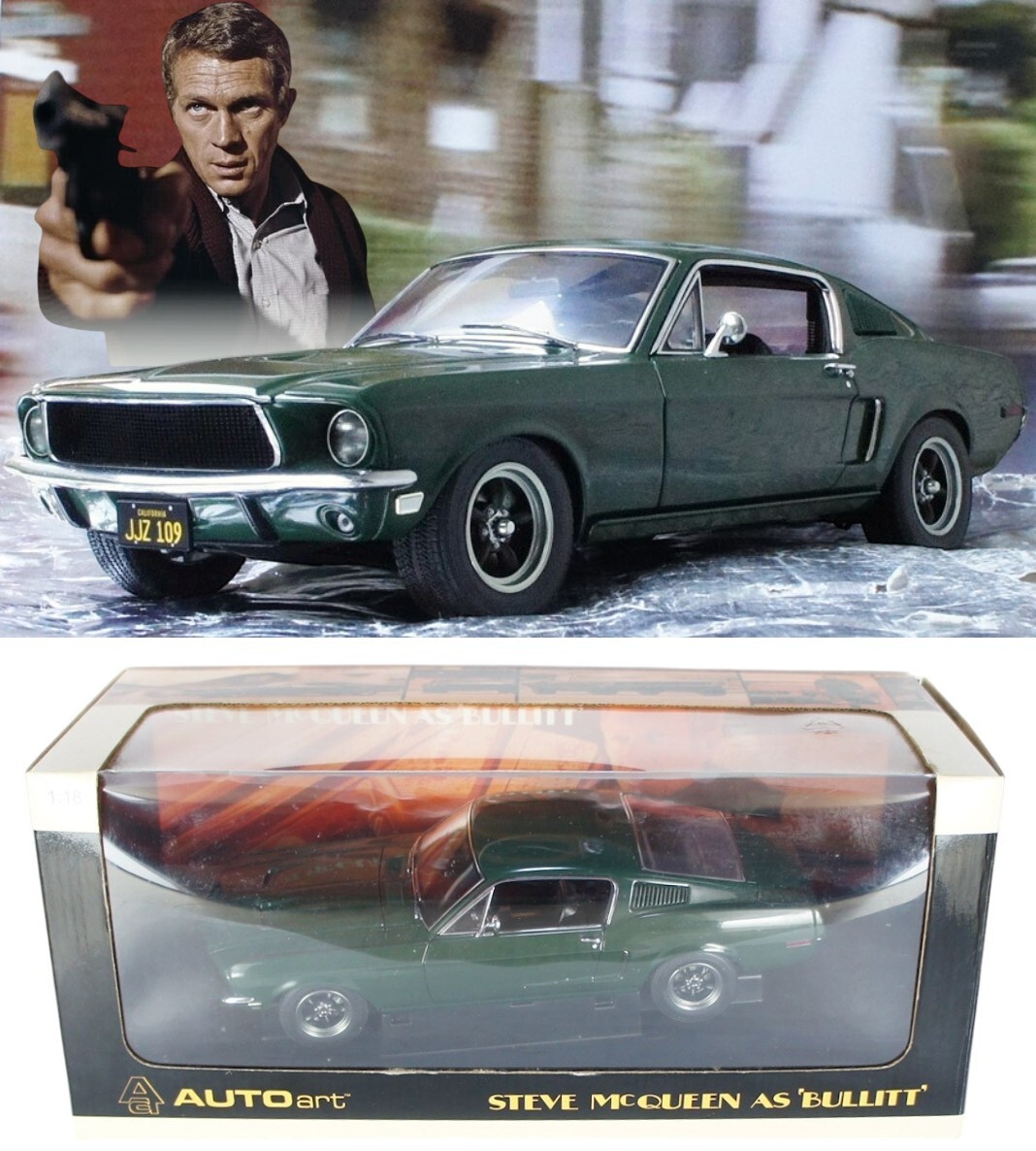 AUTOart 1/18スケールミニカー フォードフォードマスタングGT 2010の