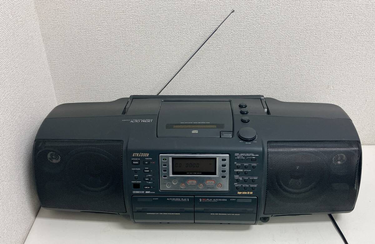 AIWA アイワ ラジカセ最高峰 STRASSER シュトラッサー CSD-XR90 CD 難