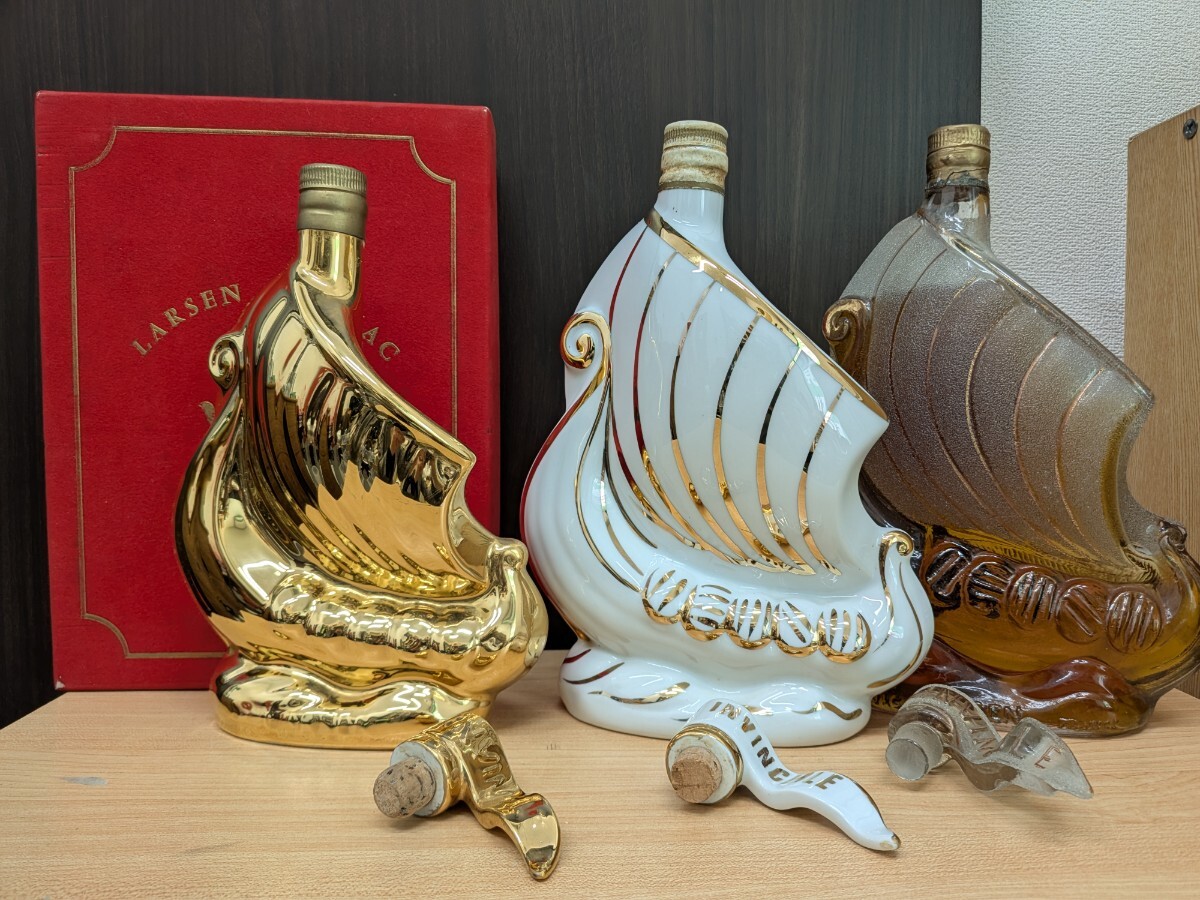 新品】古酒 カミュ ブックボトル ラーセン シップボトル コニャック