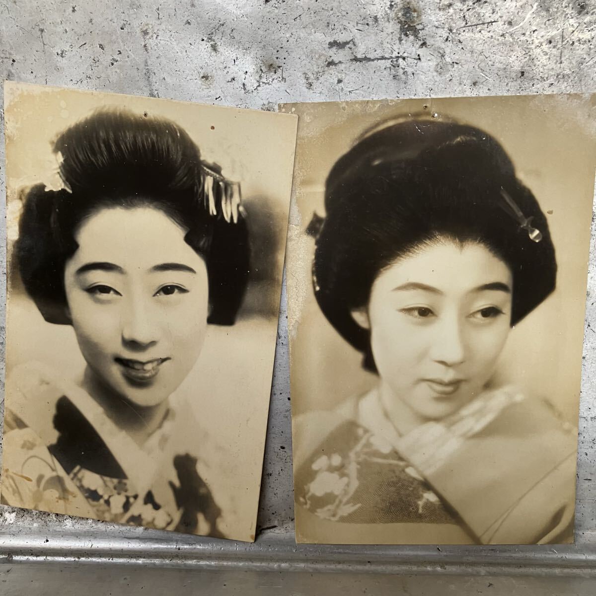 昭和映画スター・ブロマイド 李香蘭 山田五十鈴 「佐野周二・高杉早苗