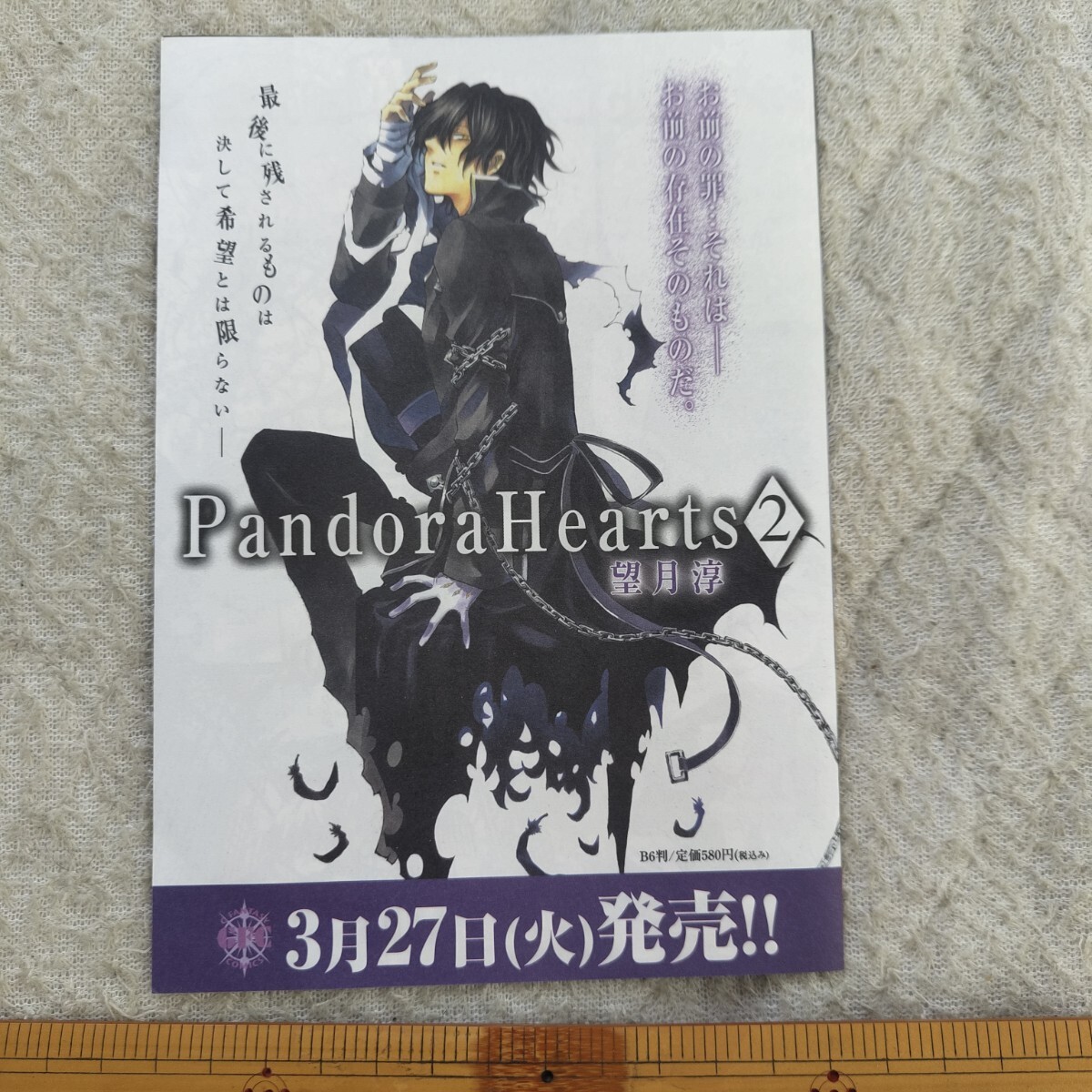 新品】未開封 未使用 PandoraHearts イラスト キャンバスパネル