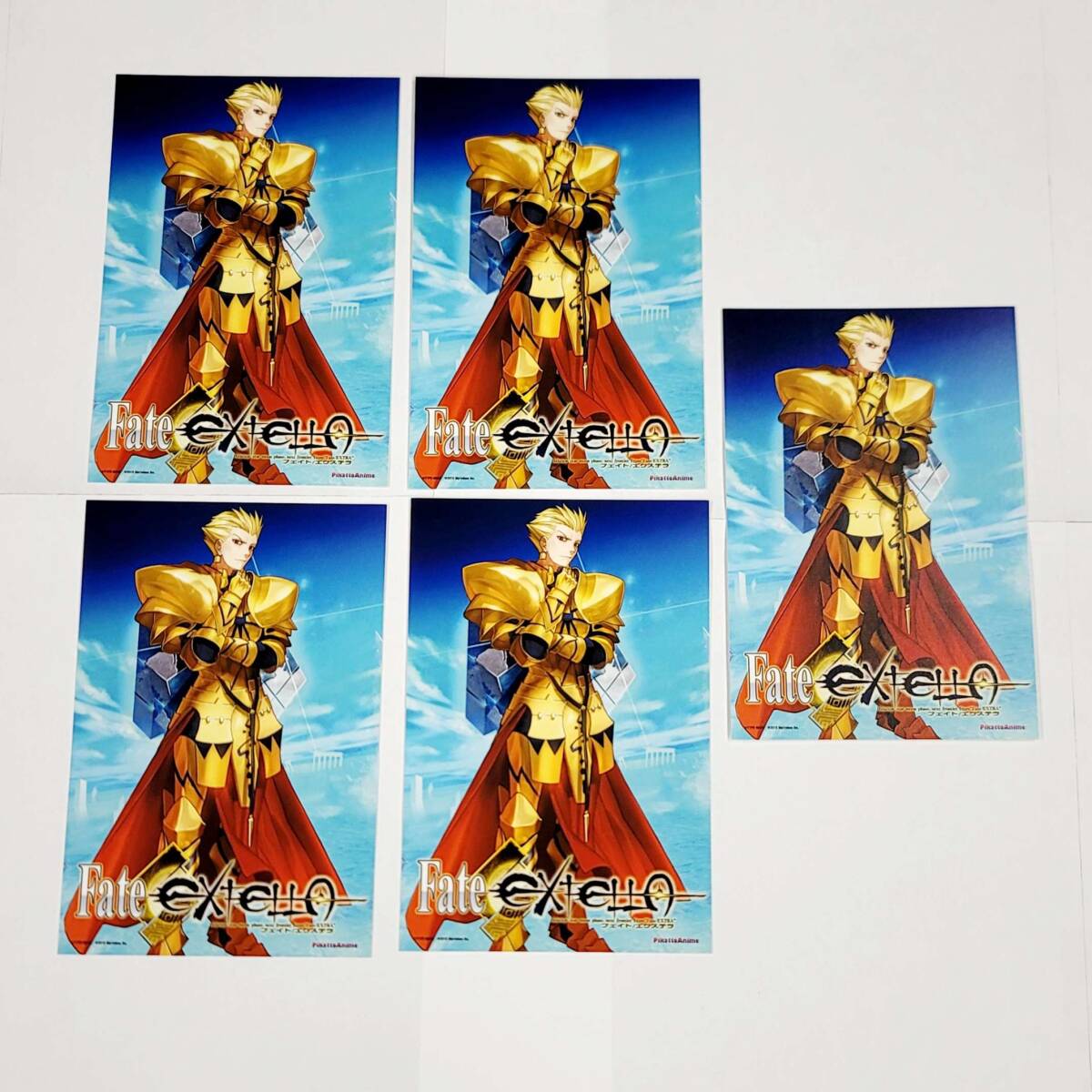 新品】Fate ギルガメッシュ グッズセット ポストカード/ステッカー 他