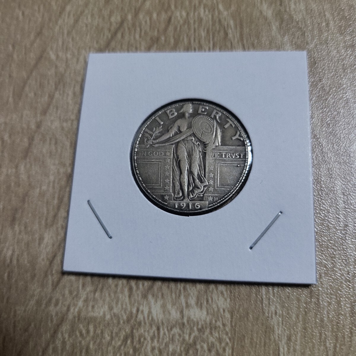 中古】銀貨です。 1954年 ワシントン25セント銀貨 S刻印 クォーター