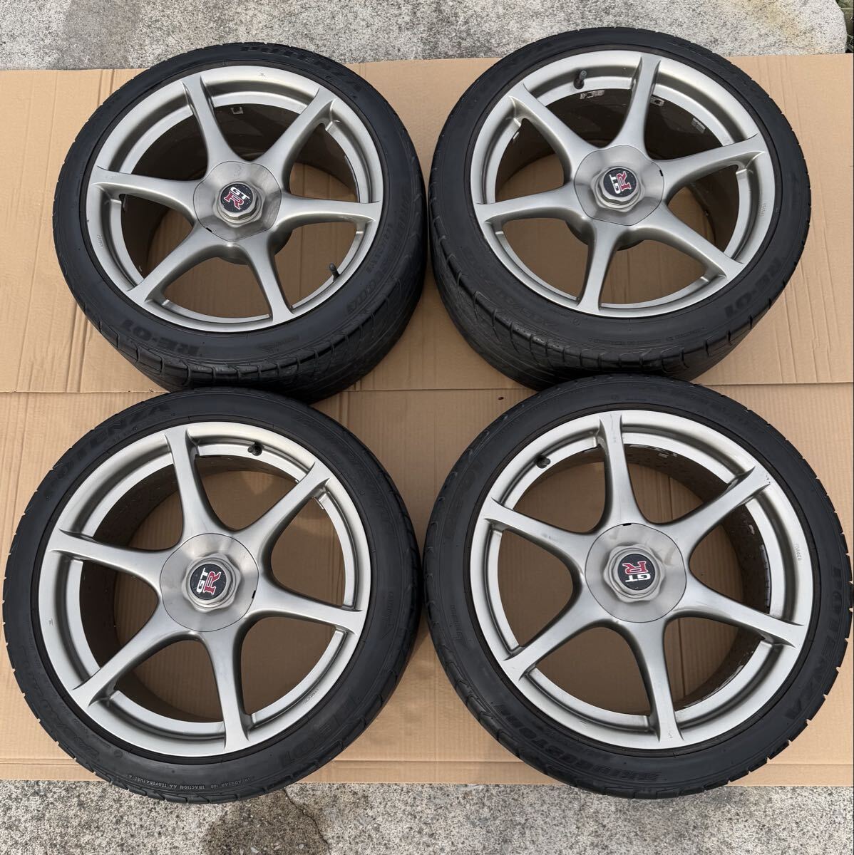 中古】エンケイ ENKEI GTC01 18インチ 9J+18 5/114.3 GTRサイズ