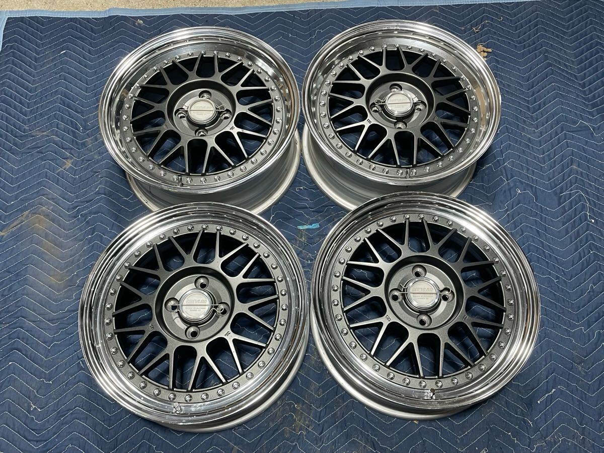 新品】シェブロンレーシング ホイール S1N 15インチ×8J CHEVLON RACING 