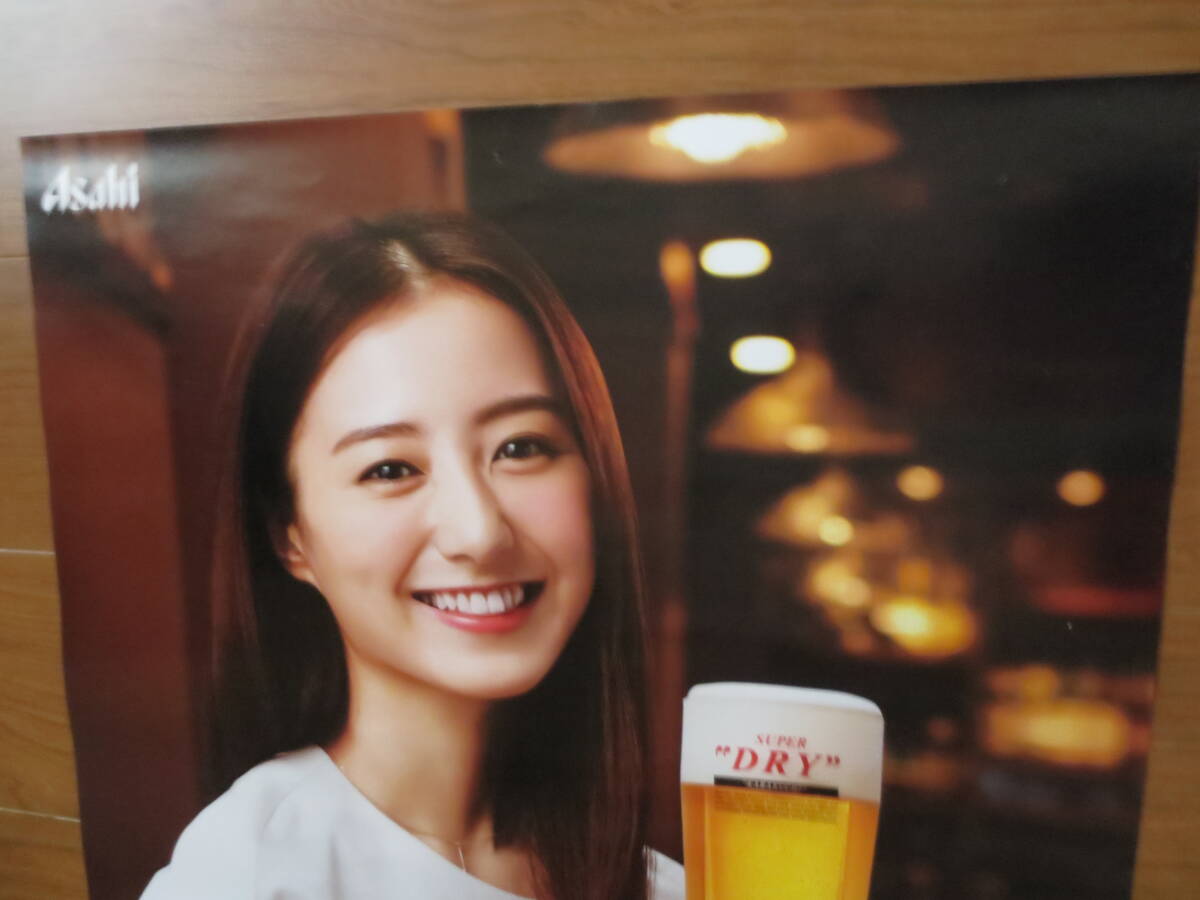 新品】1997年アサヒビール B2サイズポスター☆藤原紀香☆青ビキニ 未