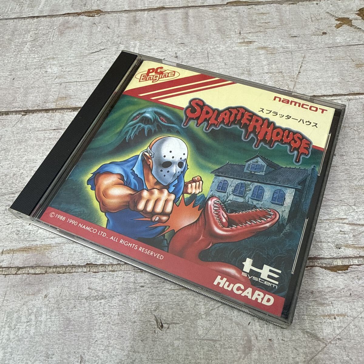 FM-TOWNS スプラッターハウス CD-ROM 中古】FM TOWNS CD-ROM スプラッターハウス SPLATTER HOUSE ナムコ