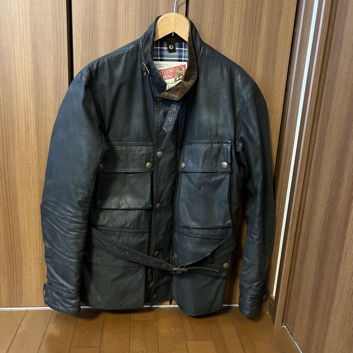 やや傷や汚れあり】コラボモデル☆TRIUMPH ＆ BARBOUR INTERNATIONAL