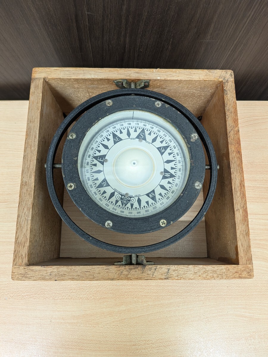 中古】レトロ DAIKO 大航計器製作所 船舶用 羅針盤 磁気コンパス 羅盆