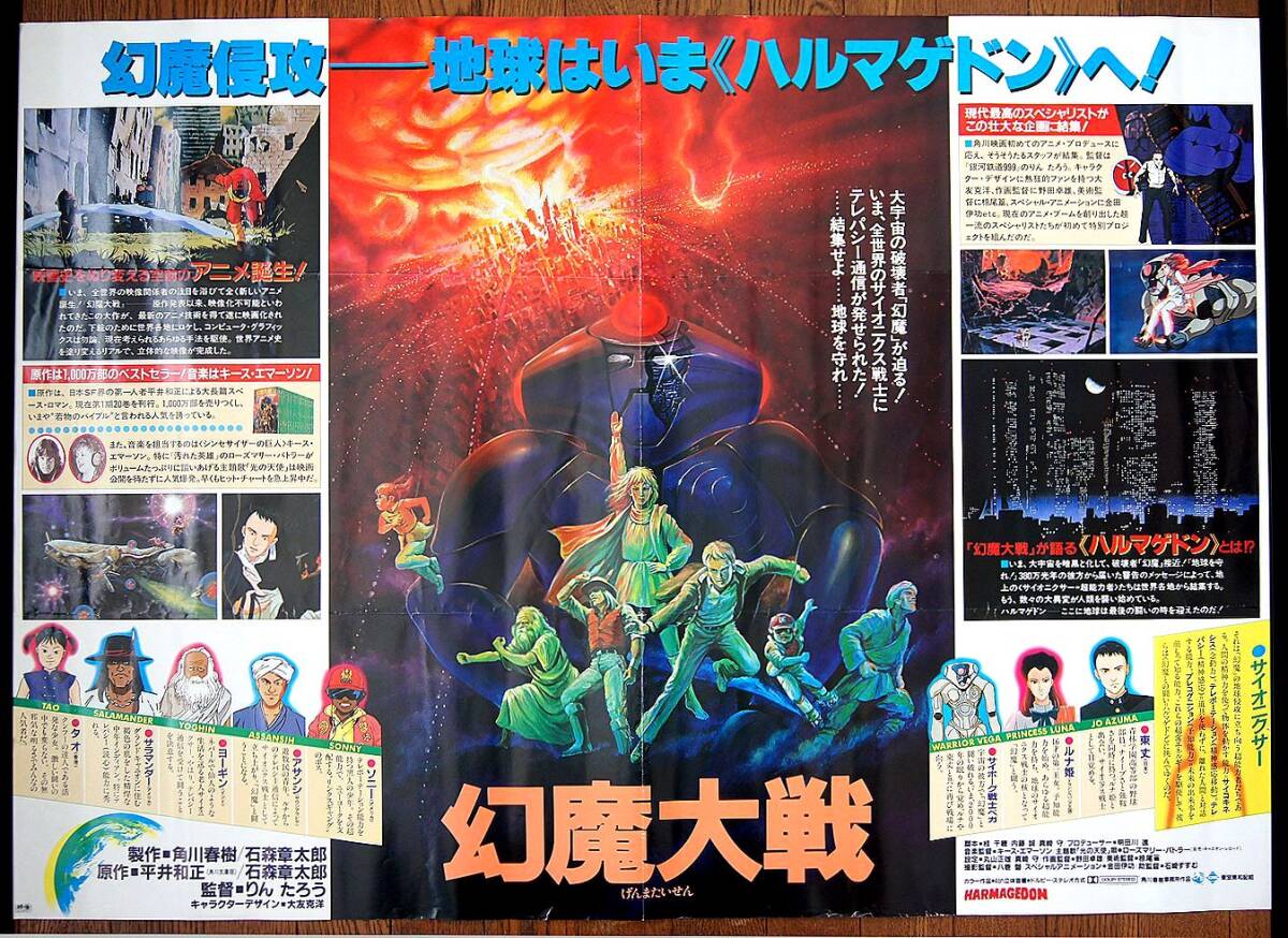 設定資料 幻魔大戦 アニメ セル画 資料系 平井和正 大友克洋の落札情報