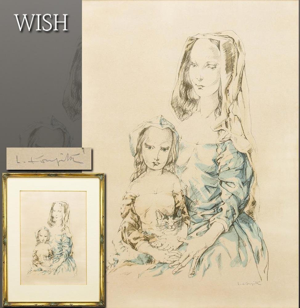 新品】☆藤田嗣治 レオナール フジタ『裸婦』の希少なリトグラフ、ED60