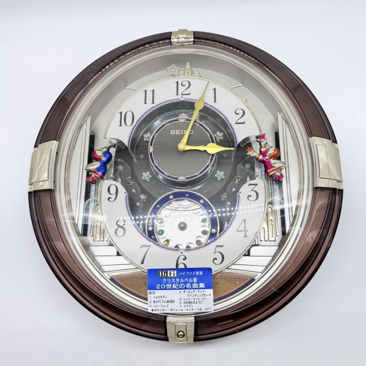 SEIKO/セイコー ファンタジア からくり時計 RE505B 掛け時計の落札情報