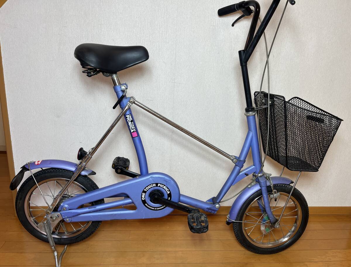 〃BS ワンタッチピクニカ 14インチ ビンテージ☆ 折りたたみ自転車