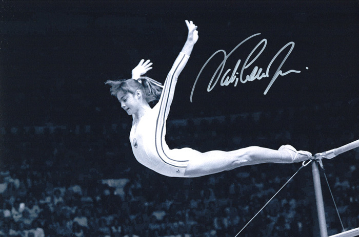 新品】ナディア・コマネチ 直筆サインフォト/写真 体操の落札情報詳細