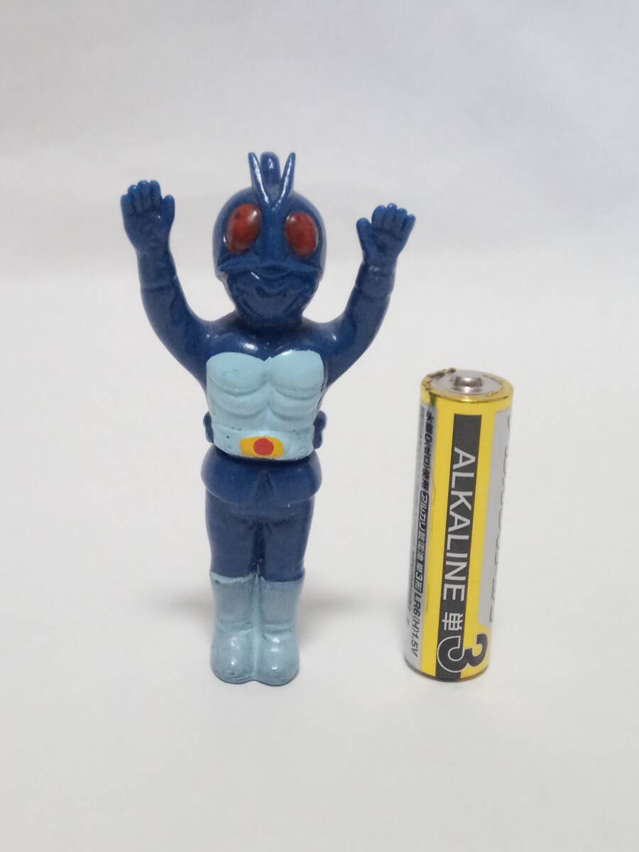 中古】☆当時物 パトラ 仮面ライダー 新1号 ソフビ ペンダント
