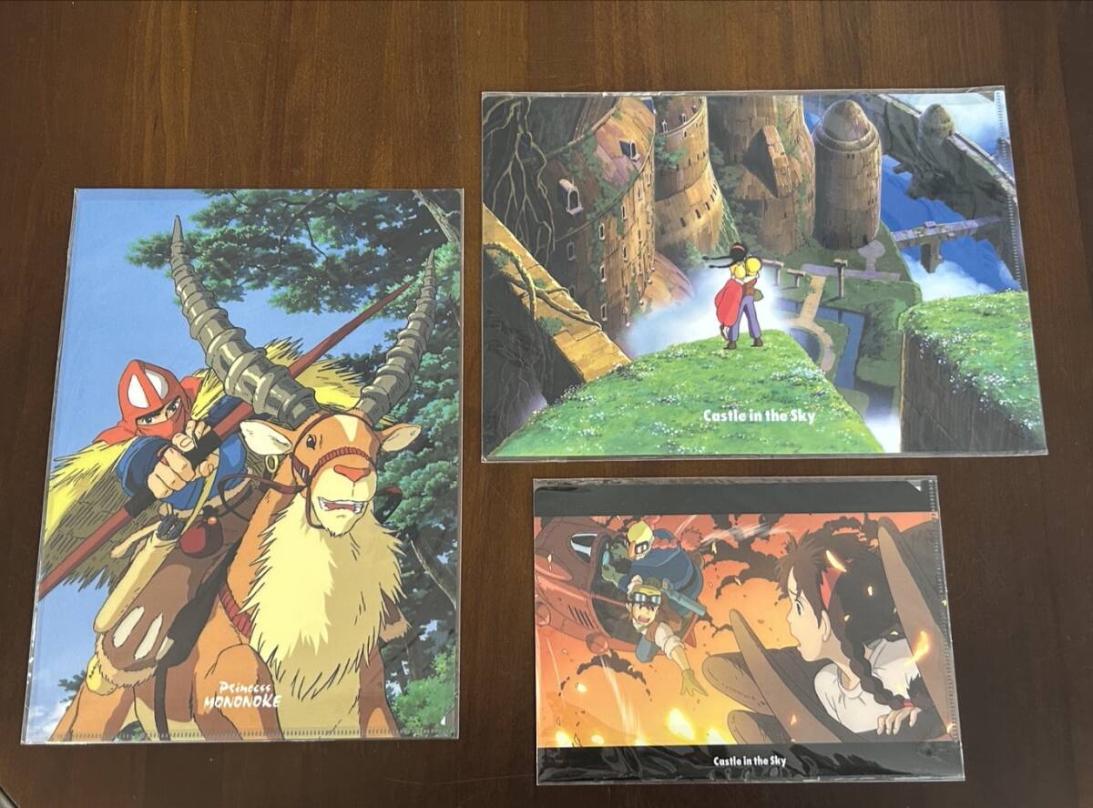 新品】［新品未開封］ ジブリ展 富山 限定 クリアファイル 4枚セット