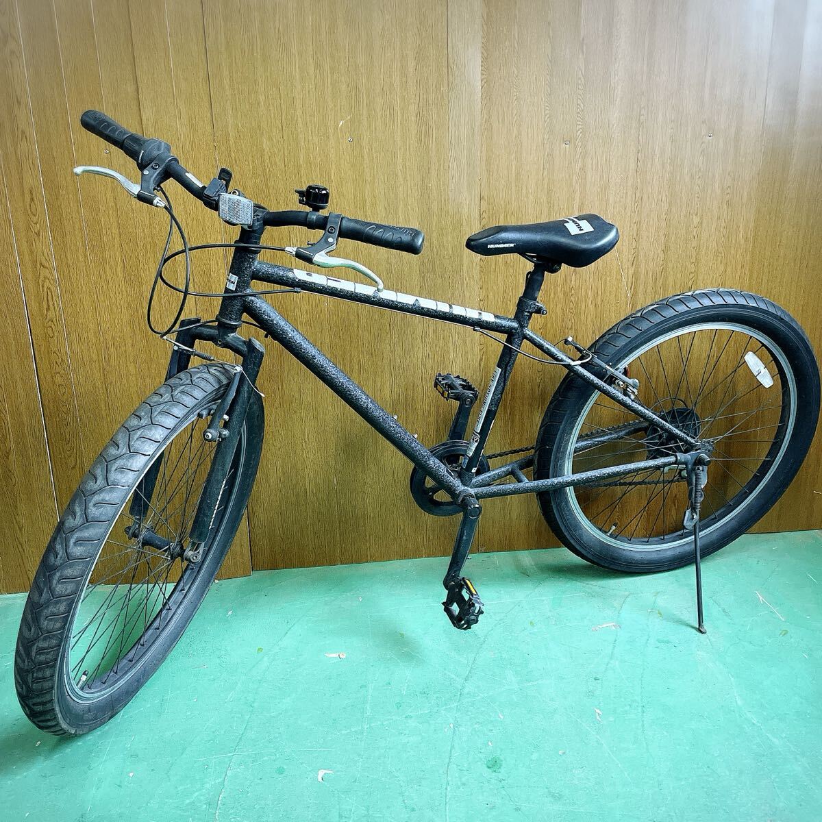 ①◇HUMMER ハマー◇マウンテンバイク 自転車 黒/ブラック 変速ギア