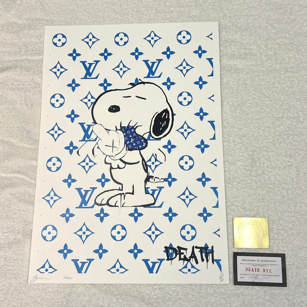 新品】希少！本物！2019年 世界限定100枚 DEATH NYC supreme kaws