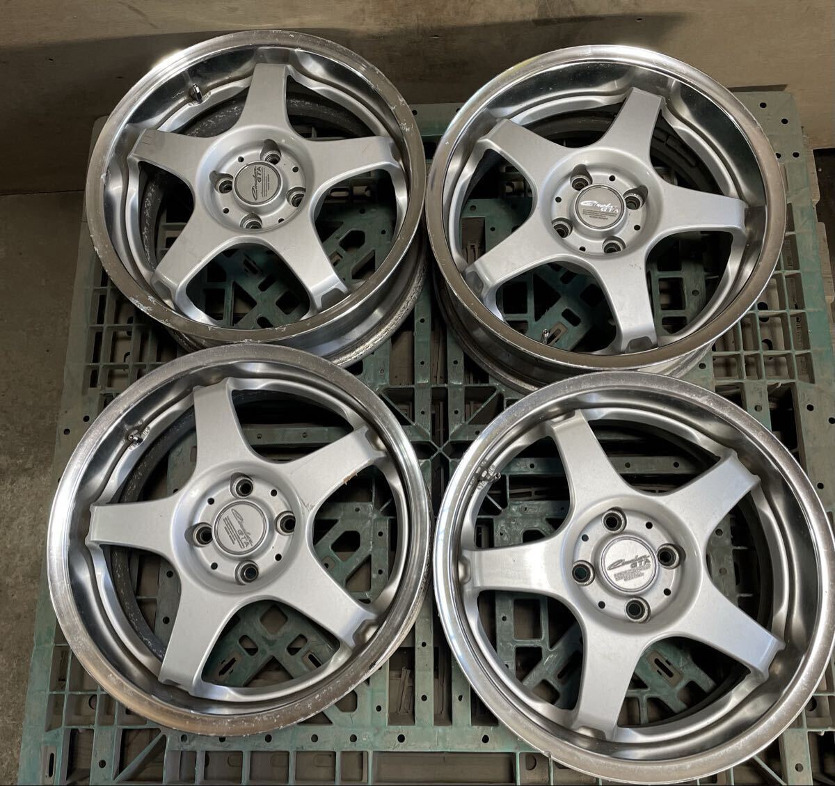 2本 社外 ホイール AME エーエムイー circlar SPEC-R サーキュラー