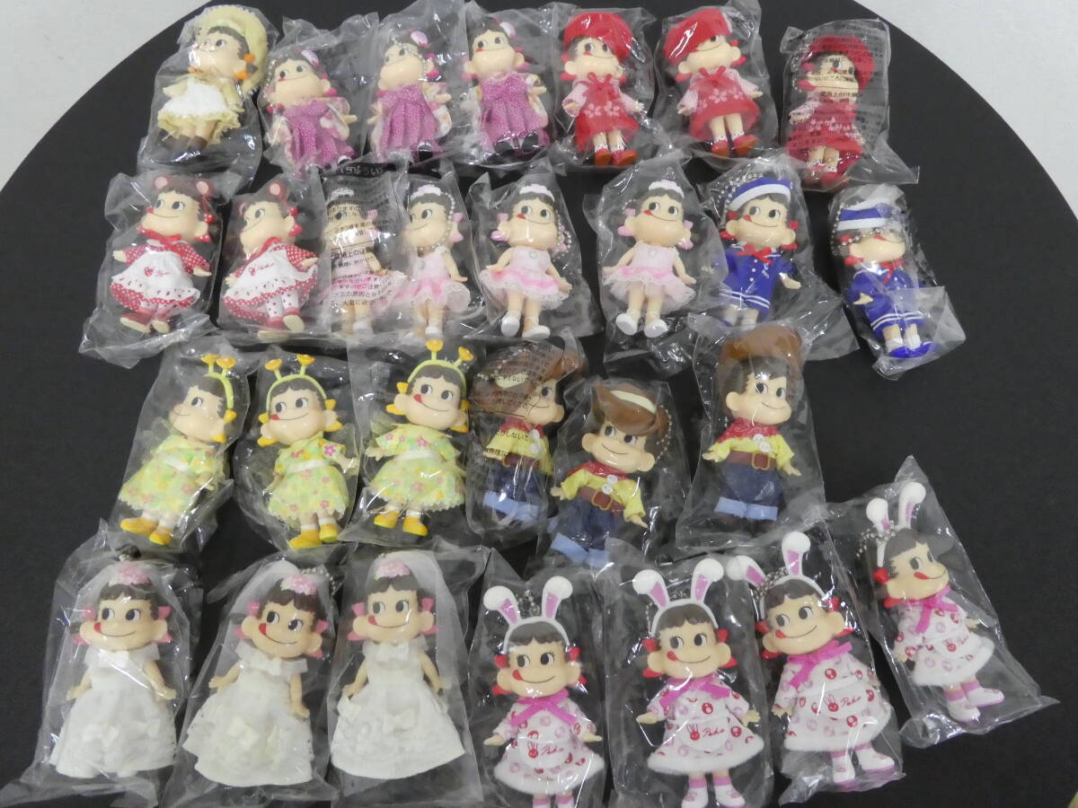 不二家 ミニミニペコちゃん（ペコポコ人形マスコット）いろいろ50個+