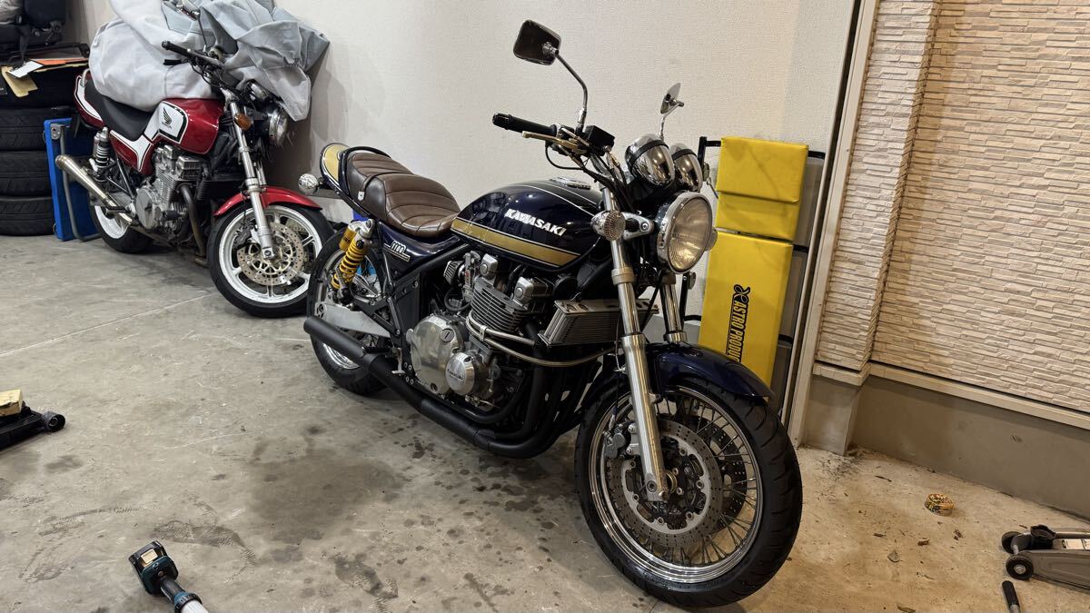 カワサキ Z400FX E4 純正ミラー左右 Z550FX/Z400GP/GPz400/350SS