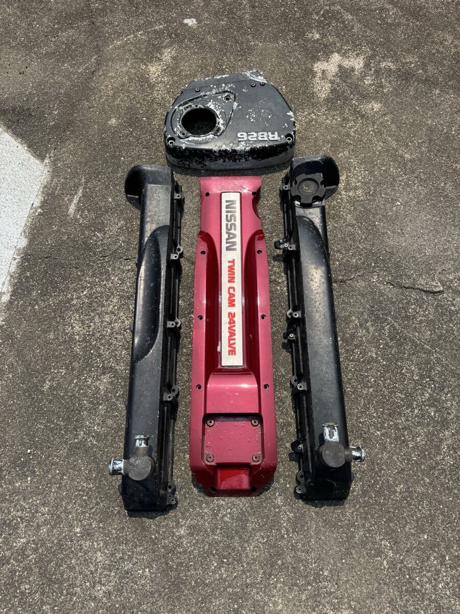 スカイライン GT-R BNR34 赤ヘッド プラグカバー RB26 エンジン
