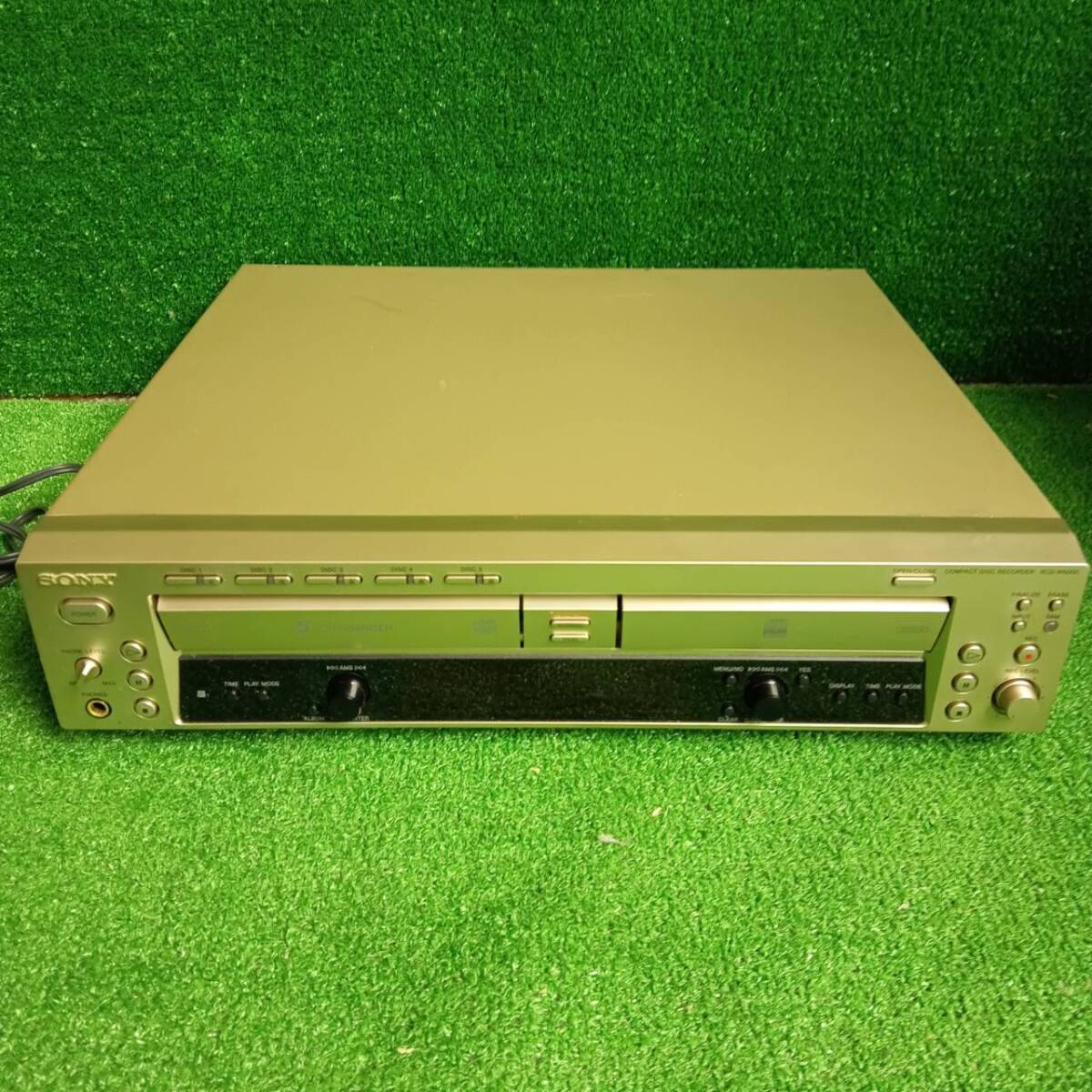 中古】動作品 SONY ZSX-5000 3枚チェンジャーCDラジカセ リモコン付き