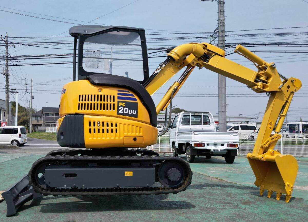 コマツ PC03-2 ミニ油圧ショベル・543時間・0.8tクラス・操作パターン