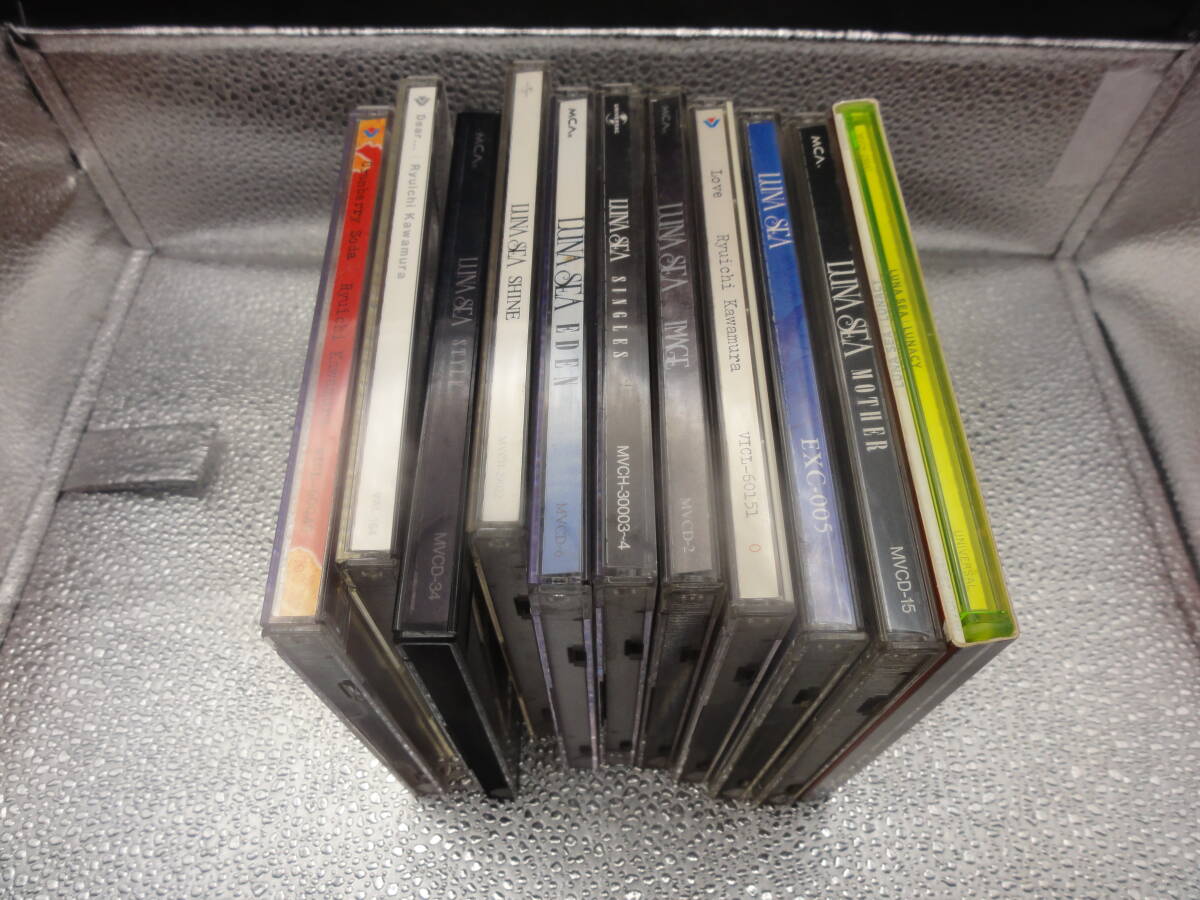 200204g35 ▽RYUICHI 河村隆一 SUGIZO 真矢 直筆サイン入りCD LUNA SEA