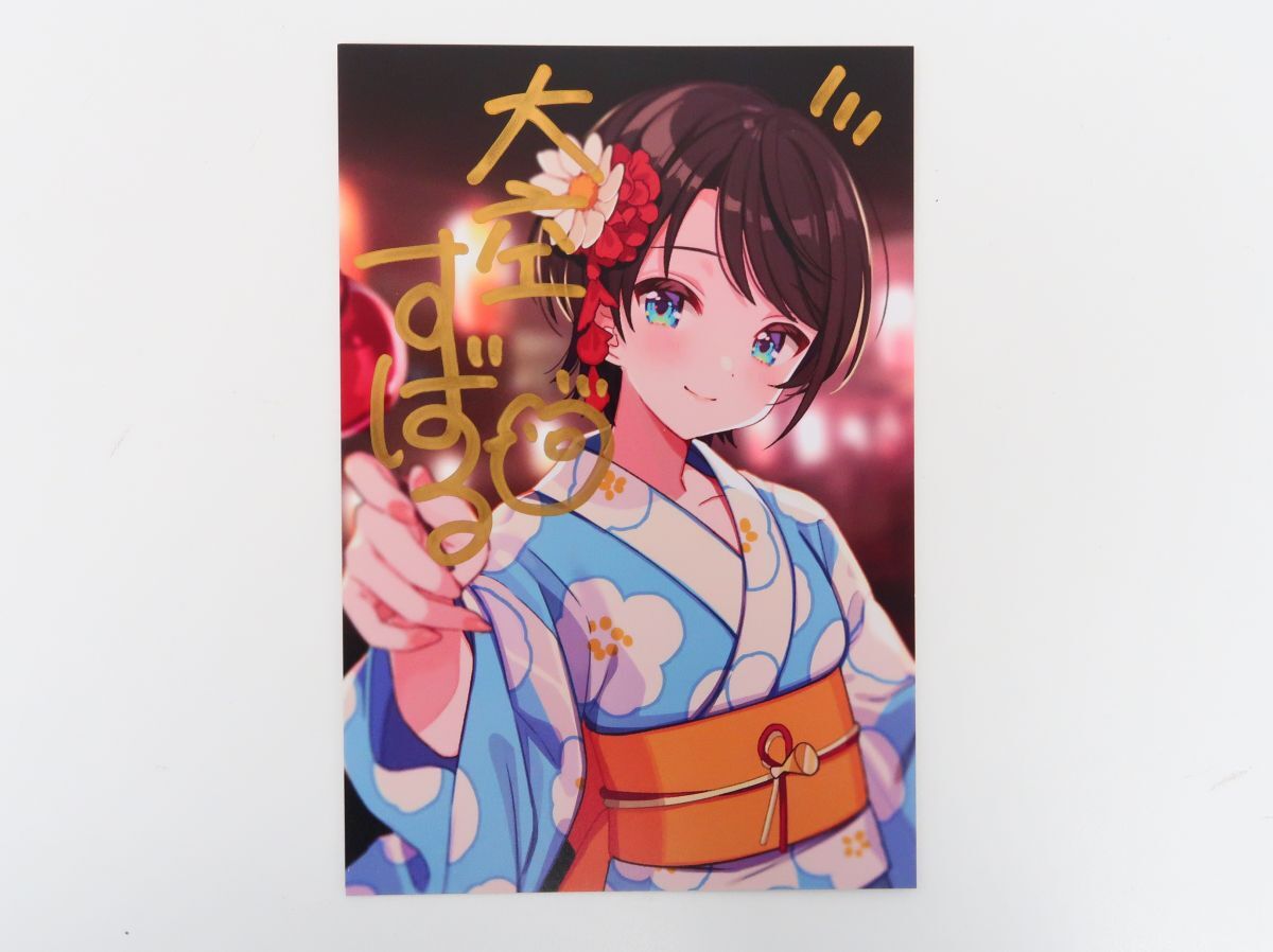 未使用】【C103】神楽めあ 新刊セット CD ブロマイド 缶バッジ 絵馬 お