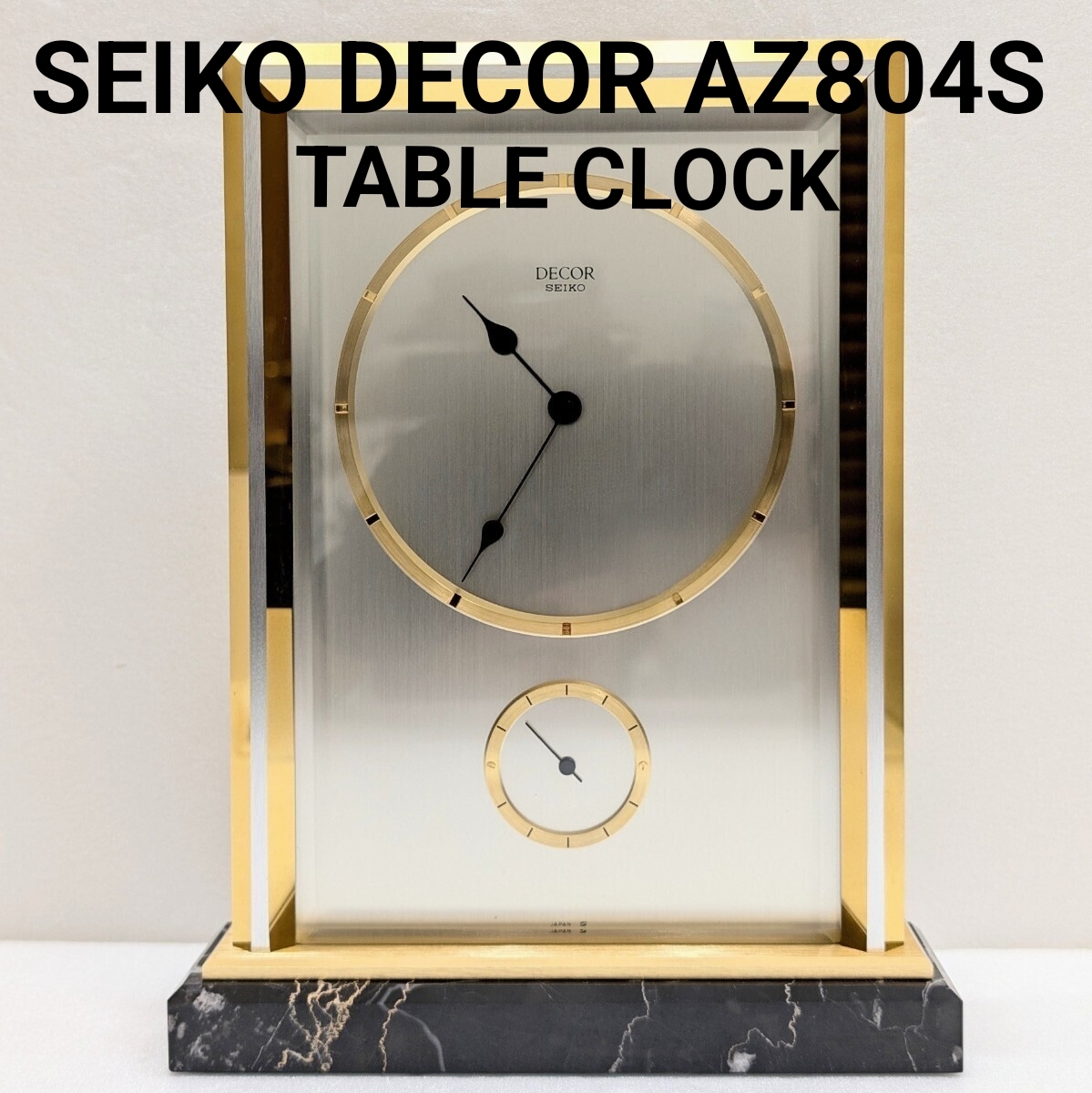 中古】SEIKO DECOR トラベルウオッチ QQ534B 電子アラームの落札情報