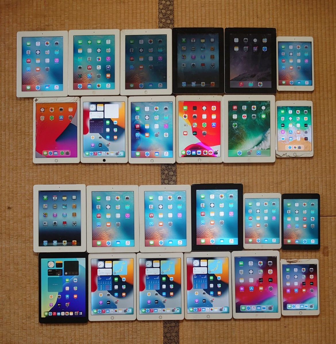 全体的に状態が悪い】◇ジャンク【Apple/アップル】iPad Air,iPad 第4