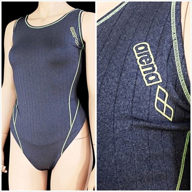 arena 競泳水着 中古 サイズ s 競パン vタフ ブラック 黒 練習 グレー
