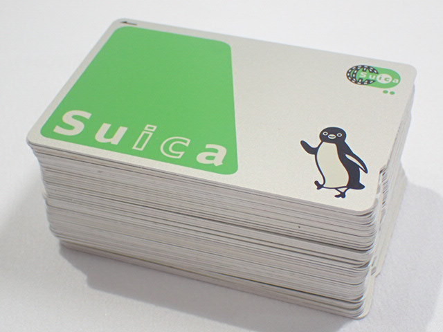 JR東日本 Suica ペンギン横向き 旧デザイン スイカカード 方向 古い